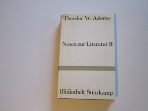 Noten zur Literatur II