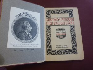 Erinnerungen. 15 Bände. Halbpergament. . Übersetzt und eingeleitet von Heinrich Conrad.