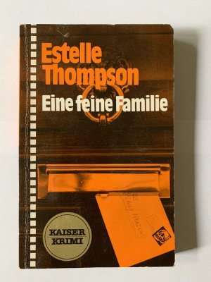 gebrauchtes Buch – Estelle Thompson – Eine feine Familie