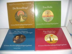 Grimms Märchen tiefenpsychologisch gedeutet. Konvolut von 4 Bänden: 1. Die Kristallkugel; 2. Der Herr Gevatter/Der Gevatter Tod/Fundevogel; 3. Frau Holle […]