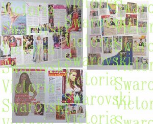 gebrauchtes Buch – Victoria Swarovski (RTL: Let’s dance): Sammlung, Pressematerial Presse Clippings Magazine Material Zeitschriftenmaterial, Ausverkauf !!