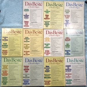 gebrauchtes Buch – 11 Ausgaben Das Beste aus Reader's Digest 1980 ( 01 Februar - 12 Dezember)