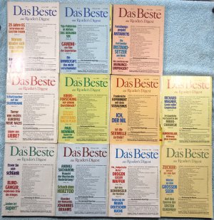 gebrauchtes Buch – 11 Ausgaben Das Beste aus Reader's Digest 1983 ( 01 Januar - 12 Dezember)