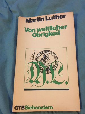 Von weltlicher Obrigkeit