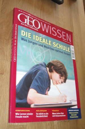 gebrauchtes Buch – Michael Schaper – GEO Wissen 44/2009 - Die ideale Schule - Was Jungen und Mädchen optimal fördert