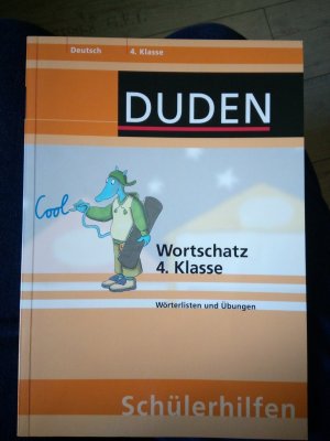 gebrauchtes Buch – Ulrike Holzwarth-Raether – DUDEN Schülerhilfen - Wortschatz 4. Klasse - Wörterlisten und Übungen