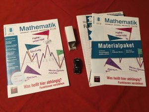 gebrauchtes Buch – Rüdiger Vernay  – Mathematik 5 bis 10 - Ausgabe 8 / 2009 - "Was heißt hier abhängig? Funktionen verstehen" - mit Materialpaket (inkl. VW Käfer als Aufziehauto)