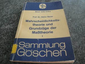 antiquarisches Buch – Heinz Bauer – Wahrscheinlichkeitstheorie und Grundzüge der Maßtheorie 1. Band 1216 Jahr 1964