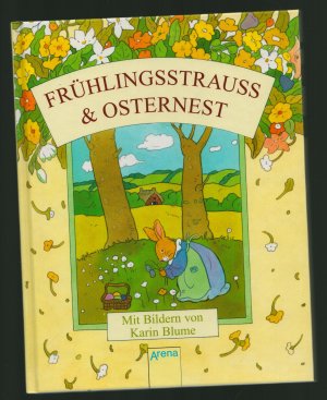 Frühlingsstrauss und Osternest