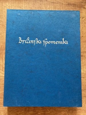 gebrauchtes Buch – Brizinski spomeniki / Freisinger Denkmäler. Faksimile