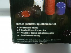 gebrauchtes Spiel – Poker-Spiele-Set