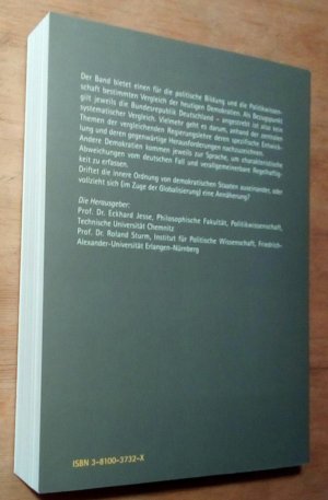 gebrauchtes Buch – Jesse, Eckhard; Sturm – Demokratien des 21. Jahrhunderts im Vergleich - Historische Zugänge, Gegenwartsprobleme, Reformperspektiven