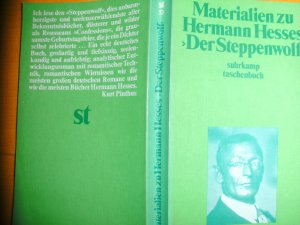 gebrauchtes Buch – Volker Michels – Materialien zu Hermann Hesses »Der Steppenwolf«