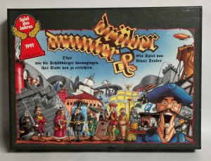 gebrauchtes Spiel – Klaus Teuber – Drunter und Drüber A7 1991 Hans im Glück Verlag 48104 - ab 9 Jahren - für 2 - 4 Spieler - Spieldauer ca 30 - 45 Minuten