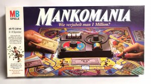 Mankomania A11 - Wie verjubelt man 1 Million? - Blaue Edition 1985 MB Spiele - ab 8 Jahren - für 2 - 4 Spieler - Spieledauer 40 - 60 Minuten