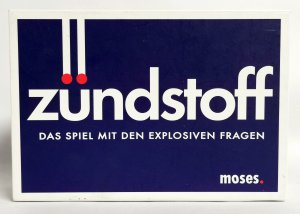 gebrauchtes Spiel – Zündstoff Das Spiel mit den explosiven Fragen 2012  Moses 28030 -  2 bis 4 Spieler - ab 16 Jahren