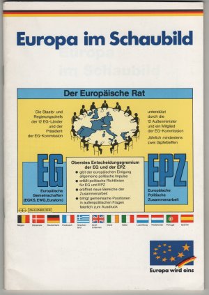 gebrauchtes Buch – Europa im Schaubild – Europa wird eins