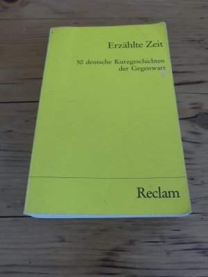 gebrauchtes Buch – Hg.: Manfred Durzak – Erzählte Zeit