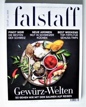 gebrauchtes Buch – Falstaff – Geniessen Wein Essen Reisen  (Schweizer Ausgabe) 08/2020 – November