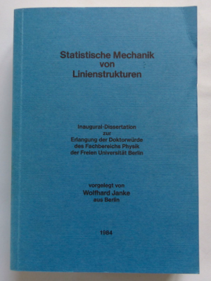 Statistische Mechanik von Linienstrukturen