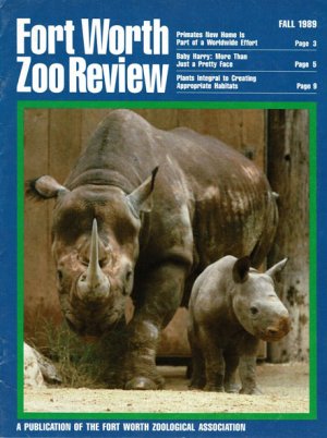 gebrauchtes Buch – Fort Worth Zoo – Zoo Review, Fall 1989