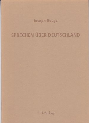 Sprechen über Deutschland - Rede, gehalten am 20. November 1985 in den Münchner Kammerspielen