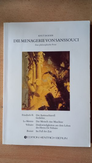 Die Menagerie von Sanssouci. Eine philosophische Posse