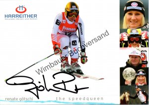 gebrauchtes Buch – Renate Götschl – Original Autograph Renate Götschl (*1975) österr. Skifahrerin /// Autogramm Autograph signiert signed signee