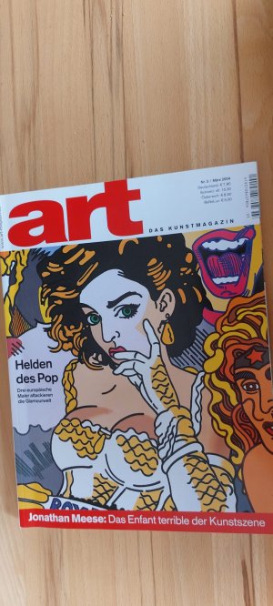 gebrauchtes Buch – Art - Das Kunstmagazin März 2004 - Helden des Pop