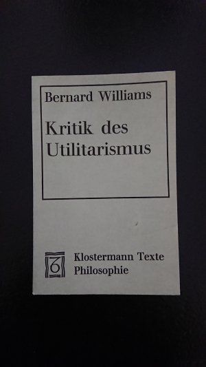 Kritik des Utilitarismus