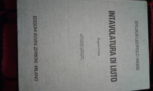 Intavolatura di Liuto. Trascrizione in notazione moderna di R. Chiesa. Dall`Originale del British Museum. Milano, Zerboni 1976. XXI, 382 S. 2°. OLn. Tabulatur […]