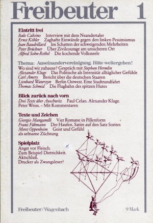 Freibeuter. 1 bis 11 + 18. 1979 ff.