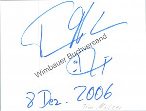 Original Autogramm Tim Mälzer /// Autograph signiert signed signee