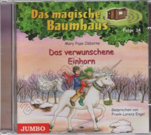 gebrauchtes Hörbuch – Mary Pope Osborne – Das magische Baumhaus Folge 34 // Das verwunschene Einhorn