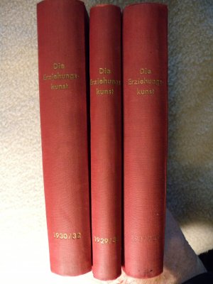 Zur Pädagogik Rudolf Steiners. Zweimonatsschrift. KONVOLUT der ersten 5 Jahrgänge in drei Büchern: 1927, 1928, 1929, 1930 und 1931