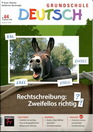 Grundschule Deutsch 64/2019: RECHTSCHREIBUNG: ZWEIFELLOS RICHTIG? / mit Materialpaket (vollständig - OVP)