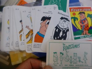 gebrauchtes Spiel – Familie Feuerstein mit Go-Cart Führerschein (Quartett und Schwarzer Peter)