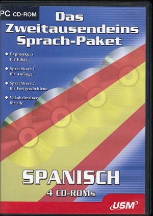 gebrauchtes Hörbuch – Das Zweitausendeins Sprach-Paket - Spanisch (4 CD-ROMs)