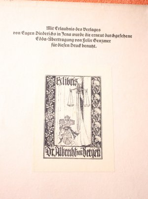 antiquarisches Buch – Josef Weisz – Das Lied von der Hunnenschlacht mit 9 Holzschnitten von Josef Weisz (Antiquarisches Buch 1922/23)