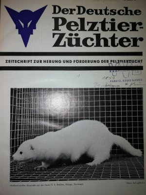 Der Deutsche Pelztier-Züchter, Zeitschrift zur Hebung und Förderung der Pelztierzucht Jg. 38-42 von 1964-1968