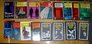 Raymond Chandler - Konvolut / Paket / Sammlung von 16 Titeln des Autors (Kriminalroman / Kriminalstories).