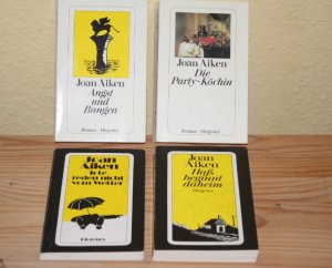 Konvolut / Sammlung / Paket von 4 Büchern der Autorin: Angst und Bangen / Tote reden nicht vom Wetter / Haß beginnt daheim / Die Party-Köchin.