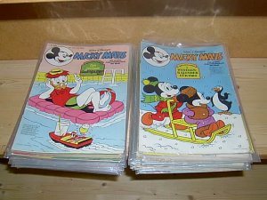 Walt Disneys Micky Maus (Die größte Jugendzeitschrift der Welt). Konvolut / Paket / Sammlung von 44 Heften des Jahrgangs 1980 (ohne Extra / Extras, Poster […]