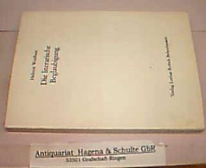 gebrauchtes Buch – Helmut Weidhase – Die literarische Beglaubigung. Das Wunderbare und seine Rezeptionsplanung in Werken von Morungen, Goethe und Thomas Mann. (= Thesen und Analysen, Band 4).