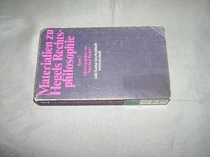 Materialien zu Hegels Rechtsphilosophie. Band 2. (= Suhrkamp Taschenbuch Wissenschaft / stw 89).