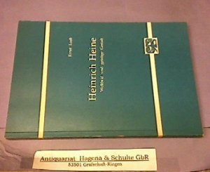 Heinrich Heine. Weltbild und geistige Gestalt. (= Studien zur Germanistik, Anglistik und Komparatistik, Band 31).