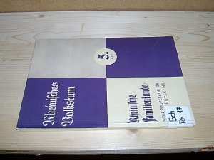 antiquarisches Buch – Albert Huyskens – Rheinische Familienkunde. (= Rheinisches Volkstum, Heft 5).