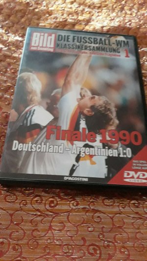 gebrauchter Film – DVD Film Die Fussball WM Finale 1990 Deutschland - Argentienien 1:0