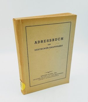 Adressbuch der deutschen Kraftfahrt.