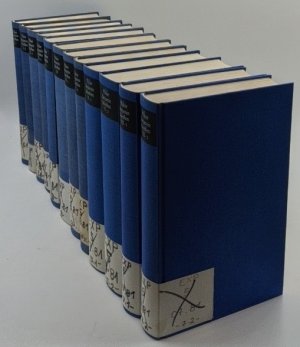 Walter Benjamin, Gesammelte Schriften - Konvolut aus 12 (Teil-) Bänden [von 14, vorhanden: I.1., I.3., II.1.-II.3., III., IV.1.-IV.2., V.1.-V.2., VII. […]